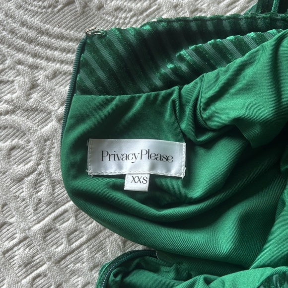 Green velvet mock neck XXS by Privacy Please - Picture 8 of 9